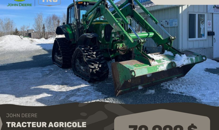 Tracteur Agricole John Deere 7420 2007 22 Septembre 2025 1